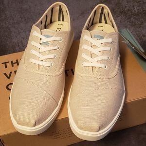 Toms Cordones natural heritage canvas cupsole